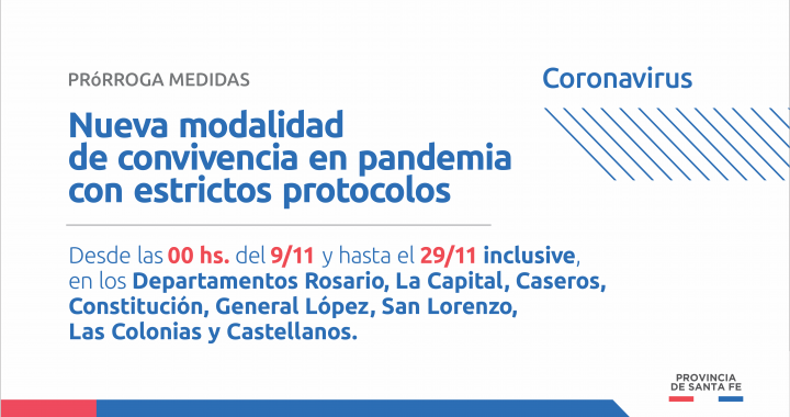 Nueva modalidad de convivencia en pandemia con estrictos protocolos