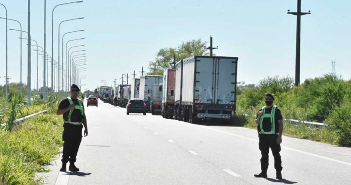 CORTE TOTAL EN LA RUTA NACIONAL 168 A LA ALTURA DEL TÚNEL SUBFLUVIAL