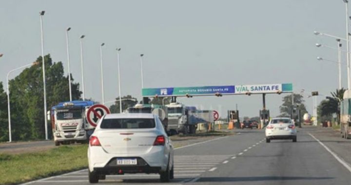 RIGE DESDE LA MEDIANOCHE UN AUMENTO EN EL PEAJE DE LA AUTOPISTA SANTA FE-ROSARIO