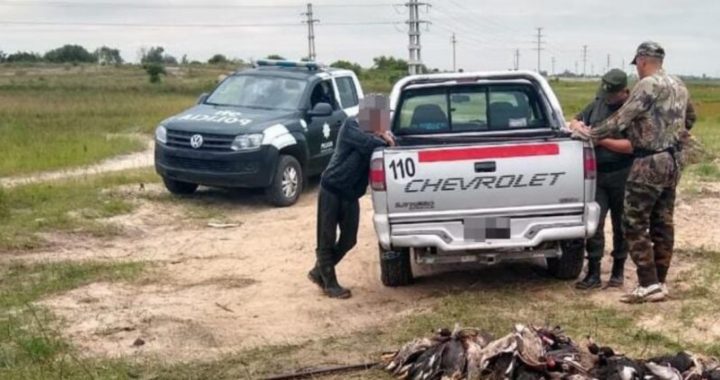 DETIENEN A CAZADORES DE PATOS VIOLANDO LA LEY DE CAZA Y PESCA EN COLASTINE NORTE