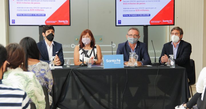 LA PROVINCIA PRESENTÓ LÍNEAS DE CRÉDITOS PARA ACTIVIDADES AFECTADAS POR PANDEMIA