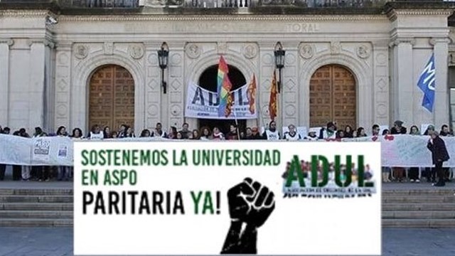 25M: JORNADA NACIONAL DE LUCHA DE LA DOCENCIA UNIVERSITARIA Y PREUNIVERSITARIA