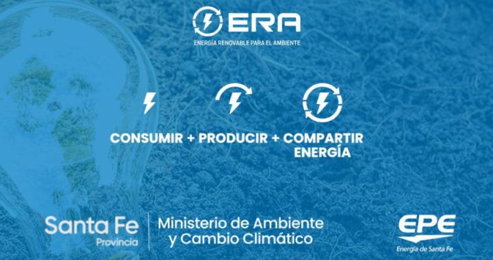 SANTA FE INCORPORA USUARIOS AL PROGRAMA ENERGÍA RENOVABLE PARA EL AMBIENTE