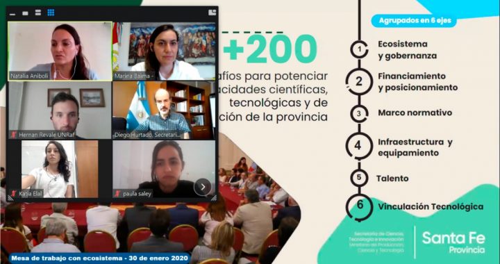 SANTA FE AVANZA EN LA ELABORACIÓN DEL PLAN ESTRATÉGICO PROVINCIAL EN CIENCIA, TECNOLOGÍA E INNOVACIÓN