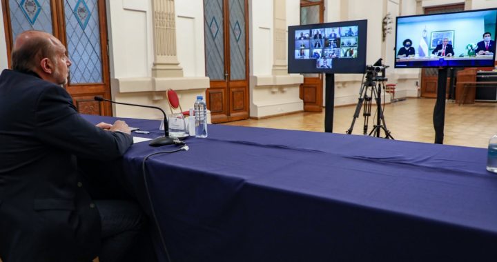 PEROTTI ANALIZÓ LA SITUACIÓN EPIDEMIOLÓGICA NACIONAL JUNTO AL PRESIDENTE FERNÁNDEZ Y UN GRUPO DE GOBERNADORES