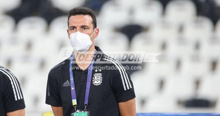 SCALONI SE FUE CONFORME CON LA PRESENTACIÓN DE LA SELECCIÓN Y CRITICÓ EL ESTADO DEL CAMPO DE JUEGO EN BRASIL