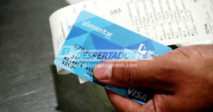 A PARTIR DE HOY SE ACREDITARÁN LOS BENEFICIOS DE LA TARJETA ALIMENTAR