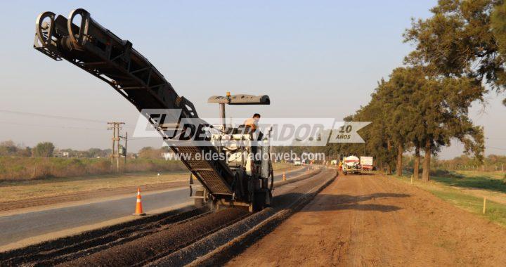 LA PROVINCIA COMENZÓ LA REPAVIMENTACIÓN DE LA RUTA 1 ENTRE CAYASTÁ Y HELVECIA