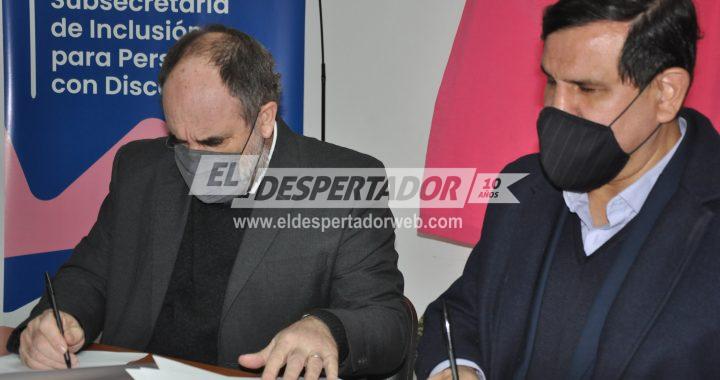 LA PROVINCIA RECIBIÓ AL DIRECTOR DE LA AGENCIA NACIONAL DE DISCAPACIDAD