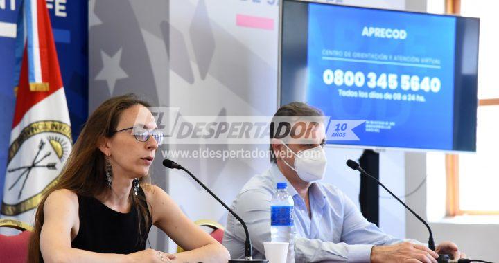 LA PROVINCIA HABILITÓ UNA LÍNEA GRATUITA PARA ATENCIÓN DE SITUACIONES DE CONSUMOS PROBLEMÁTICOS