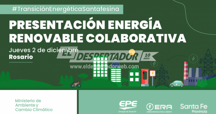 ENERGÍA RENOVABLE COLABORATIVA: LA PROVINCIA PRESENTARÁ UNA NUEVA LÍNEA DE TRABAJO PARA ACCEDER A ENERGÍAS LIMPIAS