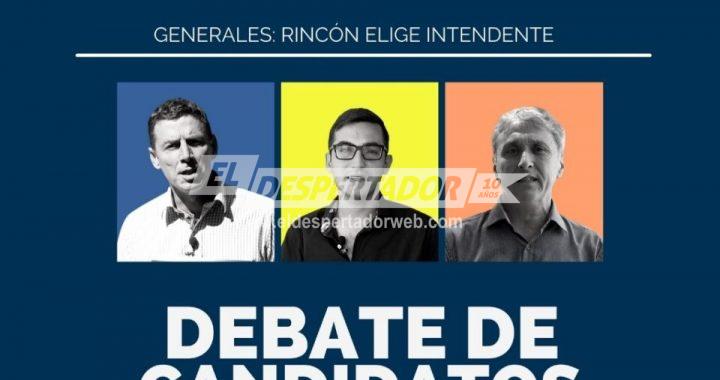 RINCÓN, HOY 3 DE NOVIEMBRE A LAS 20 HRS. DEBATIRÁN LOS CANDIDATOS A INTENDENTE. ¿POR DÓNDE SE PUEDE VER?