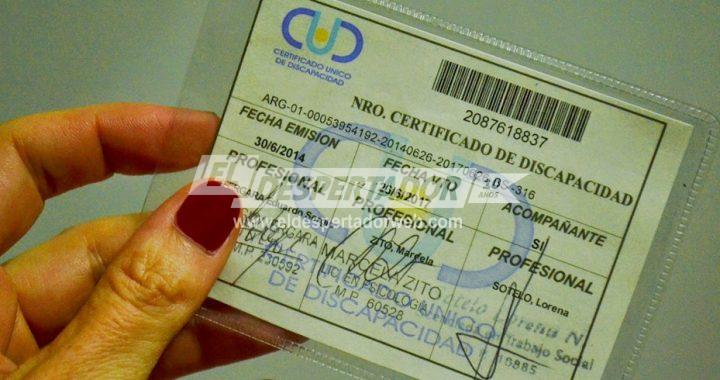 SE PRORROGA POR UN AÑO LA PRESENTACIÓN DE LOS CERTIFICADOS DE DISCAPACIDAD