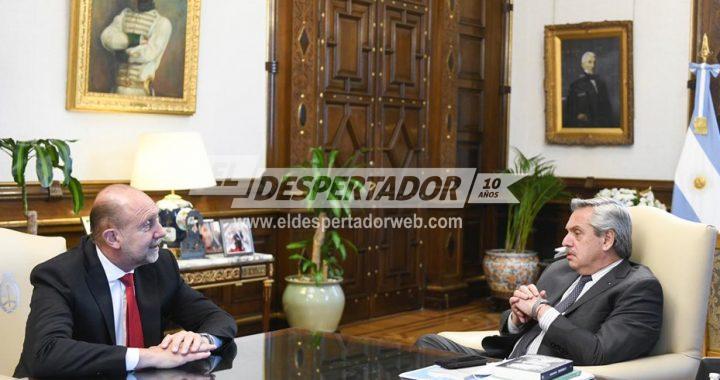 EL GOBERNADOR SE REUNIÓ CON EL PRESIDENTE ALBERTO FERNÁNDEZ