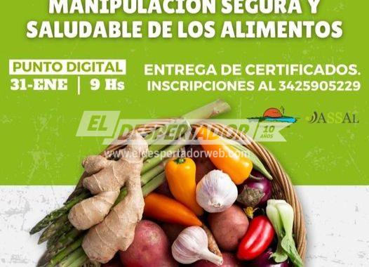 SANTA ROSA: CAPACITACION EN MANIPULACIÓN SEGURA Y SALUDABLE DE LOS ALIMENTOS