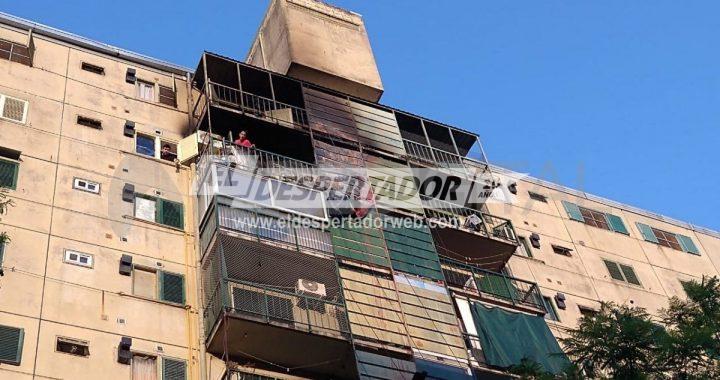 SE INCENDIÓ UN DEPARTAMENTO EN LA TORRE 10 DE BARRIO EL POZO