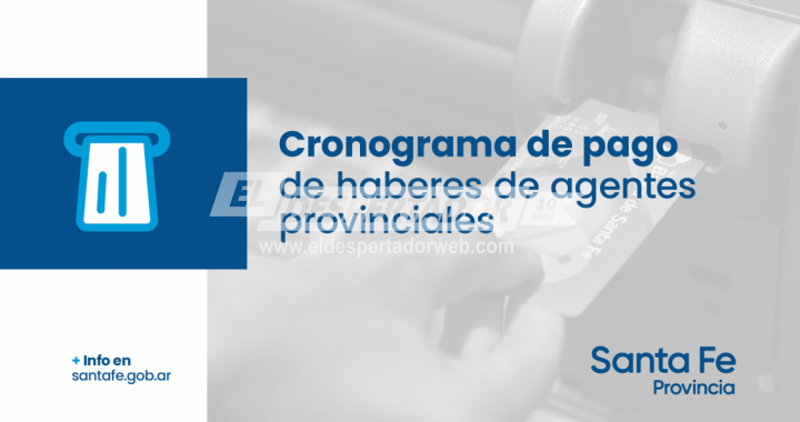 CRONOGRAMA DE PAGO DE SUELDOS CORRESPONDIENTES AL MES DE FEBRERO A LOS AGENTES PROVINCIALES