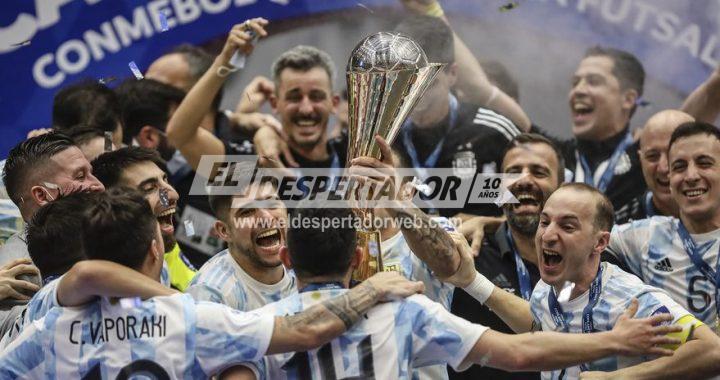 ARGENTINA, CAMPEÓN DE LA COPA AMÉRICA DE FUTSAL: VENCIÓ POR 1-0 A PARAGUAY EN ASUNCIÓN