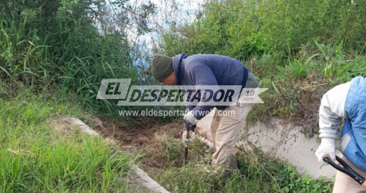 MANTENIMIENTO HÍDRICO CON LIMPIEZA DE CANALES EN COLASTINÉ NORTE