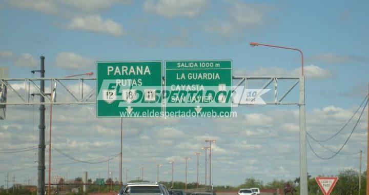 ACCIDENTE EN LA RUTA 168: UN CAMIÓN SE CRUZÓ DE CARRIL