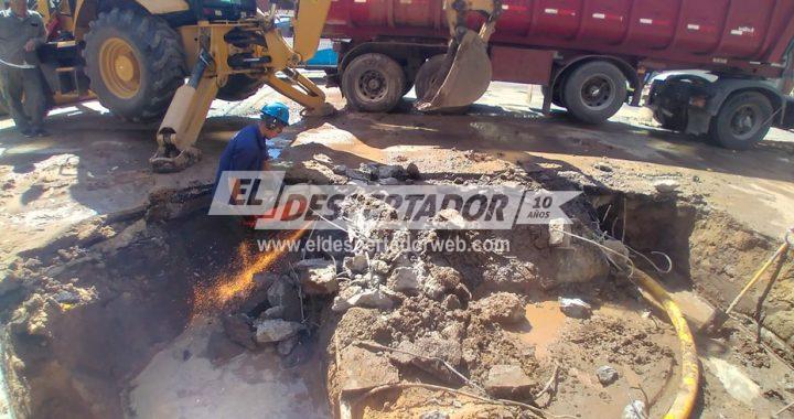 SE DAÑÓ UN CAÑO DEL ACUEDUCTO DE LA TOMA COLASTINÉ, ADVIERTEN POR BAJA PRESIÓN DEL SERVICIO