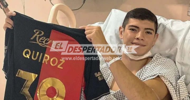 EL RINCONERO Y JUVENIL DEFENSOR DE COLÓN LEANDRO QUIROZ, FUE OPERADO CON ÉXITO DE LA RODILLA