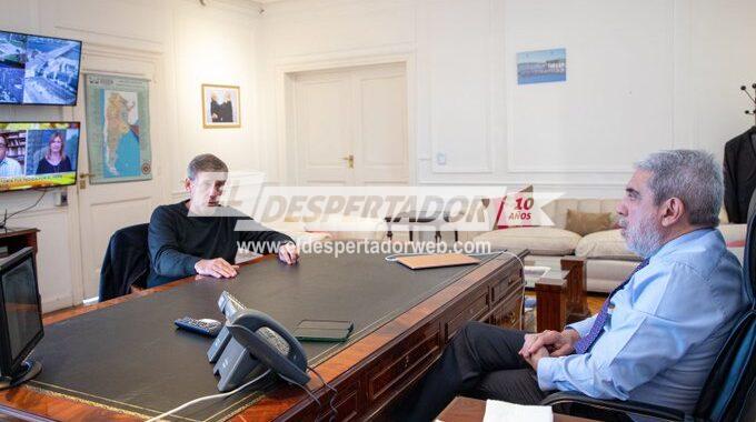 EL INTENDENTE JATÓN SE REUNIÓ CON ANIBAL FERNÁNDEZ