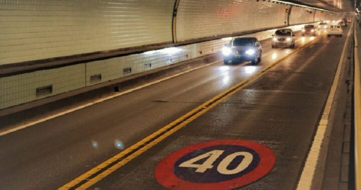 EL TÚNEL SUBFLUVIAL OPERARÁ DE FORMA ALTERNADA POR TAREAS DE BACHEO, FRESADO Y DEMARCACIÓN