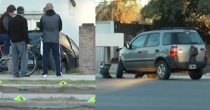 IRRESPONSABILIDAD AL CONDUCIR : UN AUTO TERMINÓ CHOCANDO EL FRENTE DE UNA CASA EN LA RUTA 1