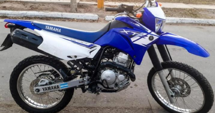 LOS ZAPALLOS: LA POLICÍA RECUPERÓ UNA YAMAHA XTZ 250 QUE HABÍA SIDO ROBADA