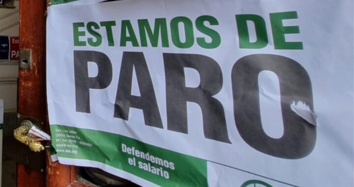 ATE DENUNCIA PRESIONES Y AMENAZAS CON DESCUENTO A TRABAJADORES POR EL PARO