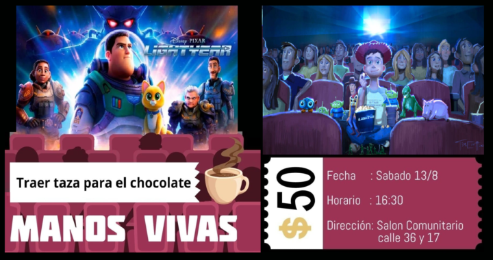 FUNCIÓN DE CINE PARA NIÑOS Y NIÑAS