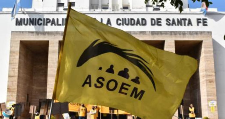 LOS TRABAJADORES MUNICIPALES DE ASOEM PARAN EL 26 DE AGOSTO  