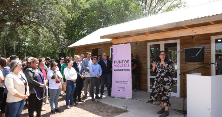 ABARCA A RINCÓN Y ARROYO LEYES: SE INAUGURÓ UN PUNTO VIOLETA CON EL NOMBRE DE «ALEJANDRA IRONICI»