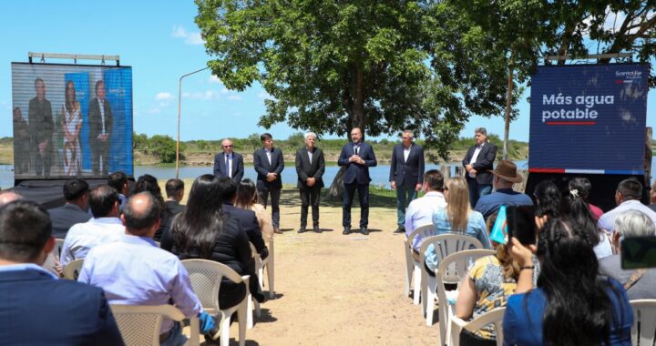 NACIÓN Y PROVINCIA LICITARON EL ACUEDUCTO SAN JAVIER-SAN CRISTÓBAL-CERES-TOSTADO