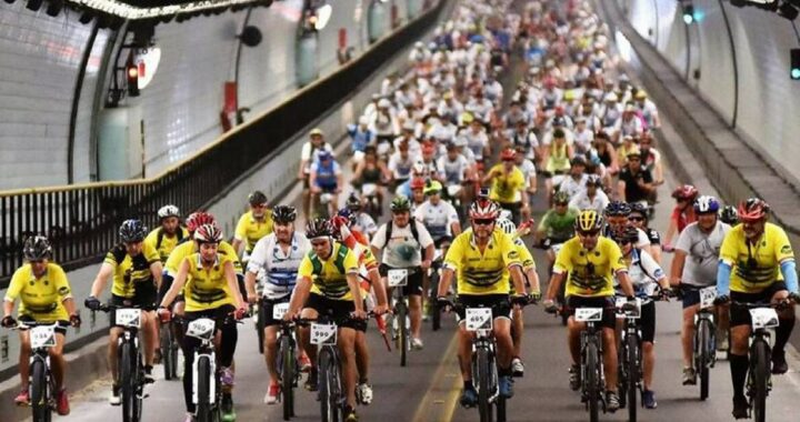 TODO LISTO PARA LA 10MA. EDICIÓN DEL CRUCE DEL TÚNEL SUBFLUVIAL EN BICICLETA