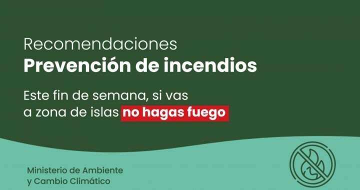 PREVENCIÓN DE INCENDIOS: EL GOBIERNO DE SANTA FE RECOMIENDA EXTREMAR LOS CUIDADOS