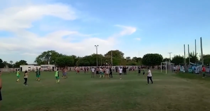 DISTURBIOS ENTRE EL CADI DE RINCÓN Y CICLÓN NORTE DE CAYASTÁ EN UN PARTIDO DE LA LIGA SANTAFESINA