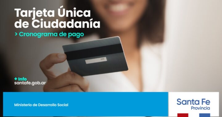 LA PROVINCIA ACREDITA HOY VIERNES LOS FONDOS DE LA TARJETA ÚNICA DE CIUDADANÍA