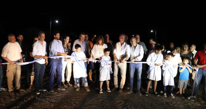 CAMINOS DE LA RURALIDAD: LA PROVINCIA INAUGURÓ UNA TRAZA EN EL DEPARTAMENTO CONSTITUCIÓN