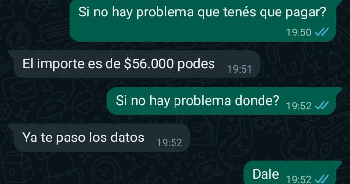 LE HACKEARON LA CUENTA DE WHATSAPP AL PRESIDENTE COMUNAL DE ARROYO LEYES Y PIDEN DINERO A TODOS SUS CONTACTOS