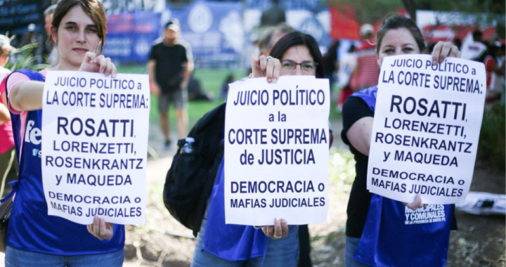 FESTRAM PARTICIPÓ EN LA PRIMERA ASAMBLEA POR EL JUICIO POLÍTICO A LA CORTE SUPREMA DE LA NACIÓN