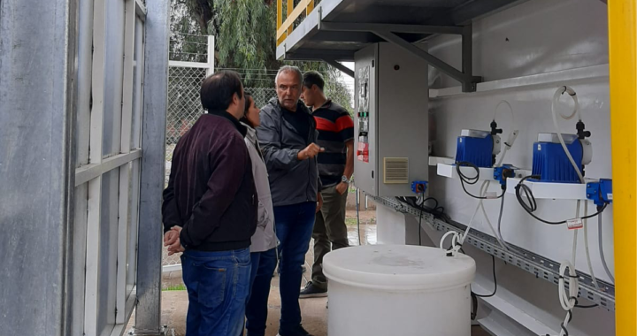 TÉCNICOS DEL ENRESS VISITARON LA PLANTA POTABILIZADORA DE COLASTINÉ SUR