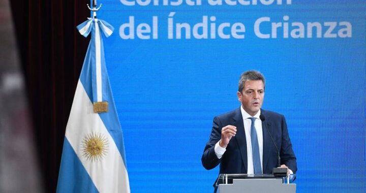 SERGIO MASSA PRESENTÓ EL ÍNDICE DE CRIANZA: SE UTILIZARÁ COMO REFERENCIA EN LOS LITIGIOS POR CUOTA ALIMENTARIA