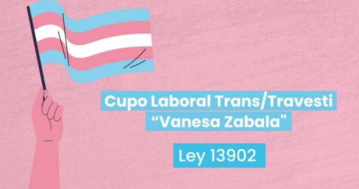 LA PROVINCIA ABRIÓ LA INSCRIPCIÓN AL CUPO LABORAL TRANS/TRAVESTI VANESA ZABALA