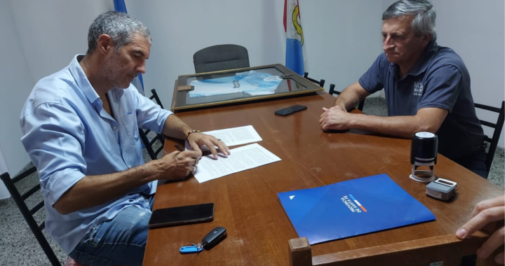 KAUFMANN FIRMA CONVENIO POR EL «PLAN INCLUIR» CON LA COMUNA DE COLONIA MASCÍAS