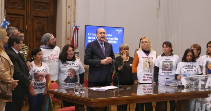 PEROTTI FIRMÓ EL DECRETO DE REGLAMENTACIÓN DE LA LEY DE DERECHOS Y GARANTÍAS DE LAS PERSONAS VÍCTIMAS DE DELITOS