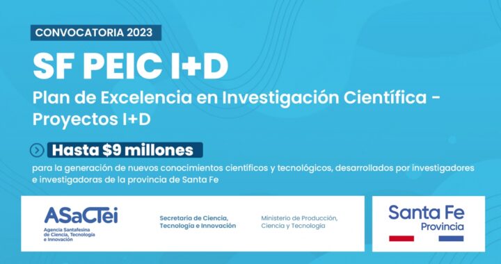 LA AGENCIA SANTAFESINA DE CIENCIA TECNOLOGÍA E INNOVACIÓN FINANCIARÁ CAPACIDADES DE INVESTIGACIÓN Y DESARROLLO DEL SECTOR CIENTÍFICO TECNOLÓGICO PROVINCIAL