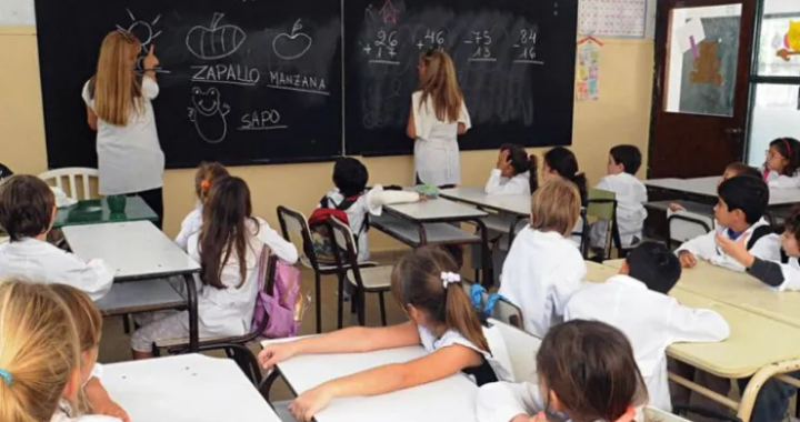 A PARTIR DE HOY LAS ESCUELAS PRIMARIAS SANTAFESINAS TENDRÁN 25 HORAS DE CLASES SEMANALES