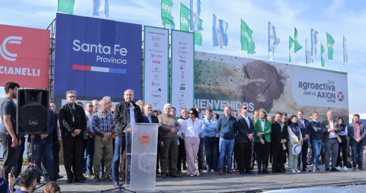 EL GOBERNADOR PEROTTI PARTICIPÓ DE LA INAUGURACIÓN DE AGROACTIVA 2023